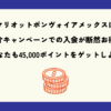 マリオットボンヴォイアメックスカードは紹介キャンペーンでの入会が断然お得！あなたも45000ポイントをゲットしよう